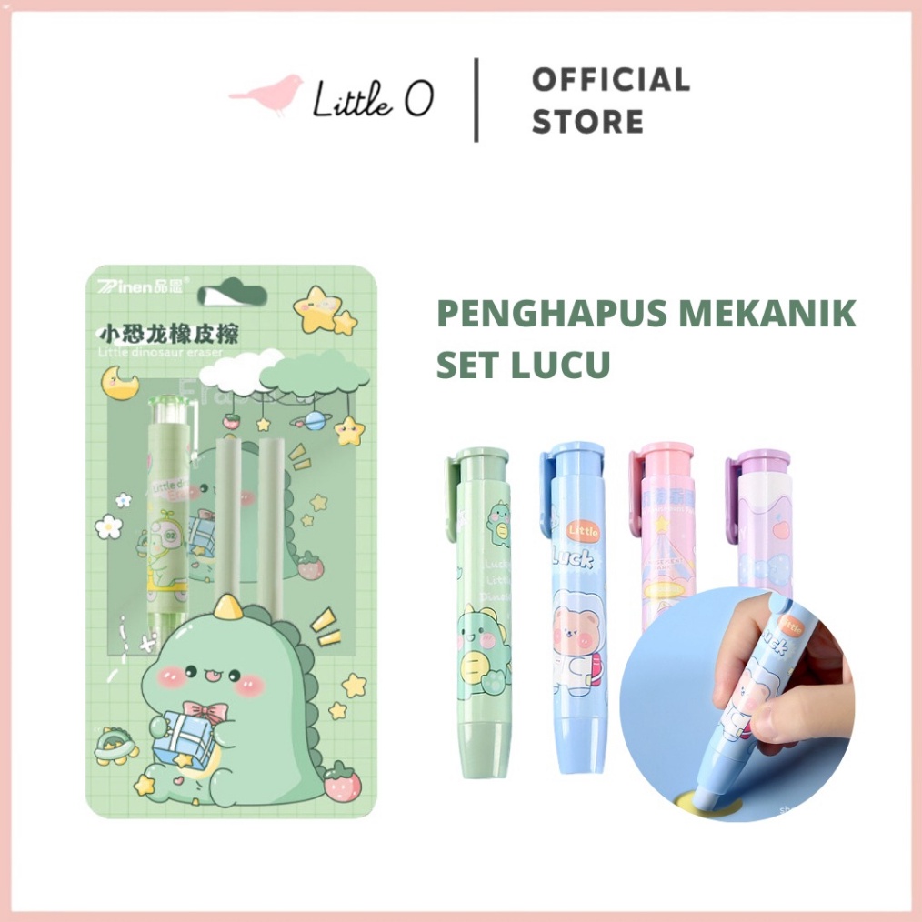 

Diskon Terbatas FREE 2 Refill ERASER PEN Mechanic Penghapus Cute A6