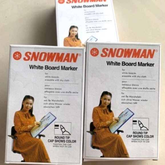 

Murah Spidol Whiteboard Snowman Bg12 1pak12pcs