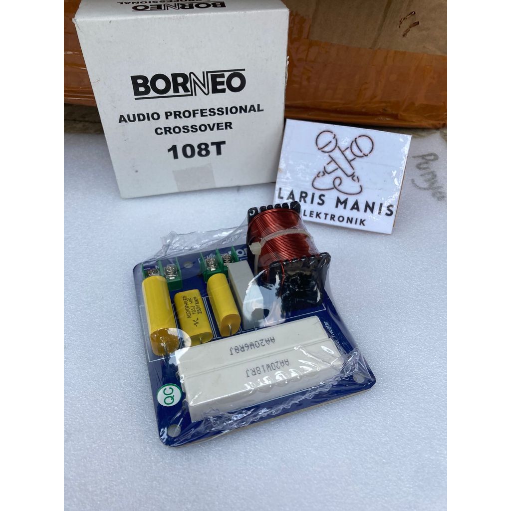 Crossover pasif tweeter BORNEO 108T / crossover tweeter pasif Borneo 108T