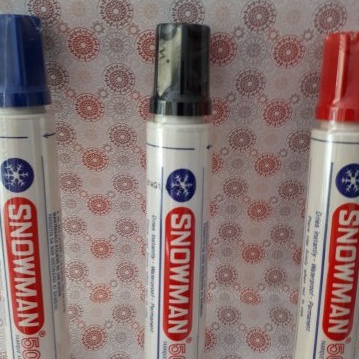 

Boom Spidol Permanent Snowman Jumbo Spidol Snowman Marker