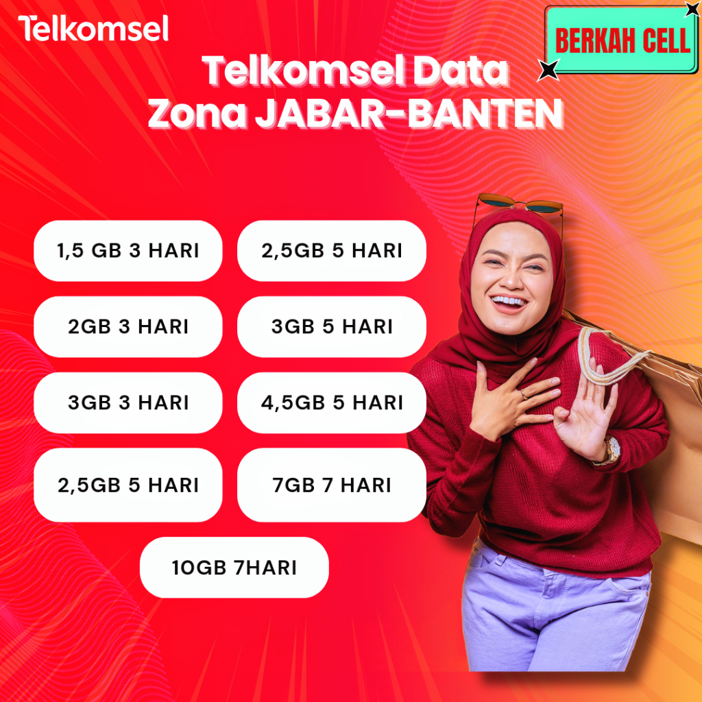 PAKET DATA TEKOMSEL KUOTA INTERNET JABAR-BANTEN
