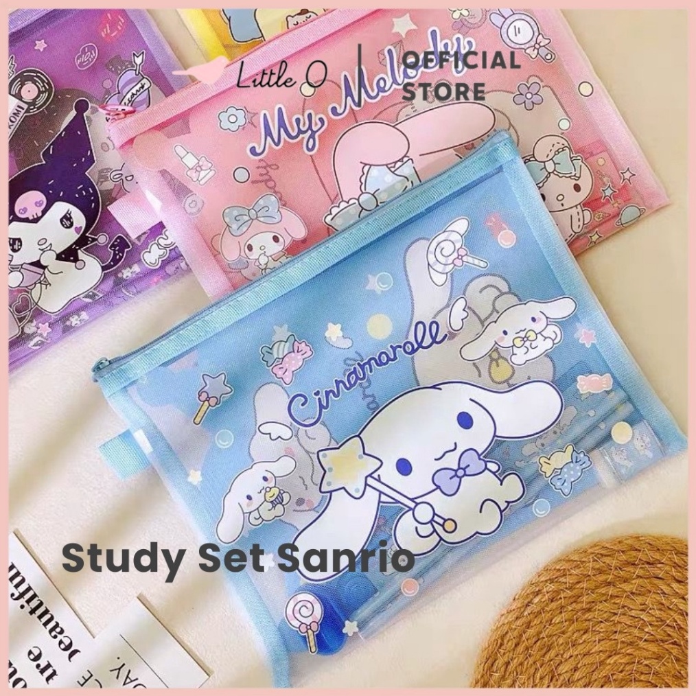 

Diskon Online Set Alat Tulis Sekolah Cinnamoroll Kuromi Mymelody Pompurin Kado Anak Pouch Jaring A6