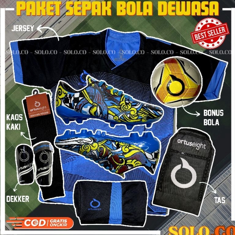 Produk Populer Sepatu Bola Ortus Bima Jogosala Bonus Bola Paket Komplit Sepatu Sepak Bola Ortuseight