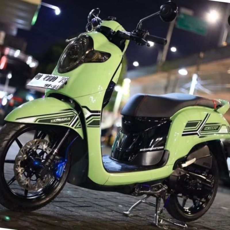 striping sticker scoopy new 2021 transparan custom