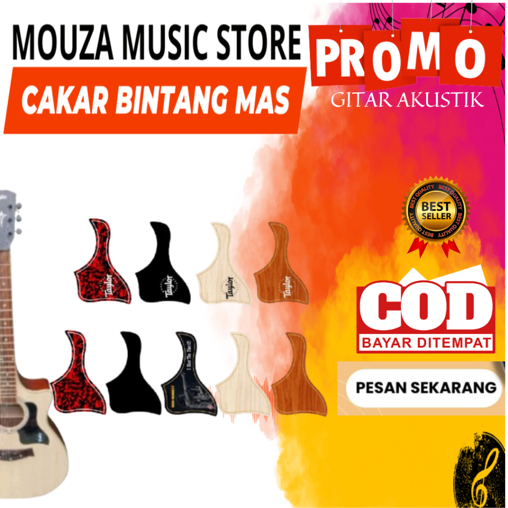 Pickguard Beskemer Stiker Pelindung Body Gitar Akustik Taylor
