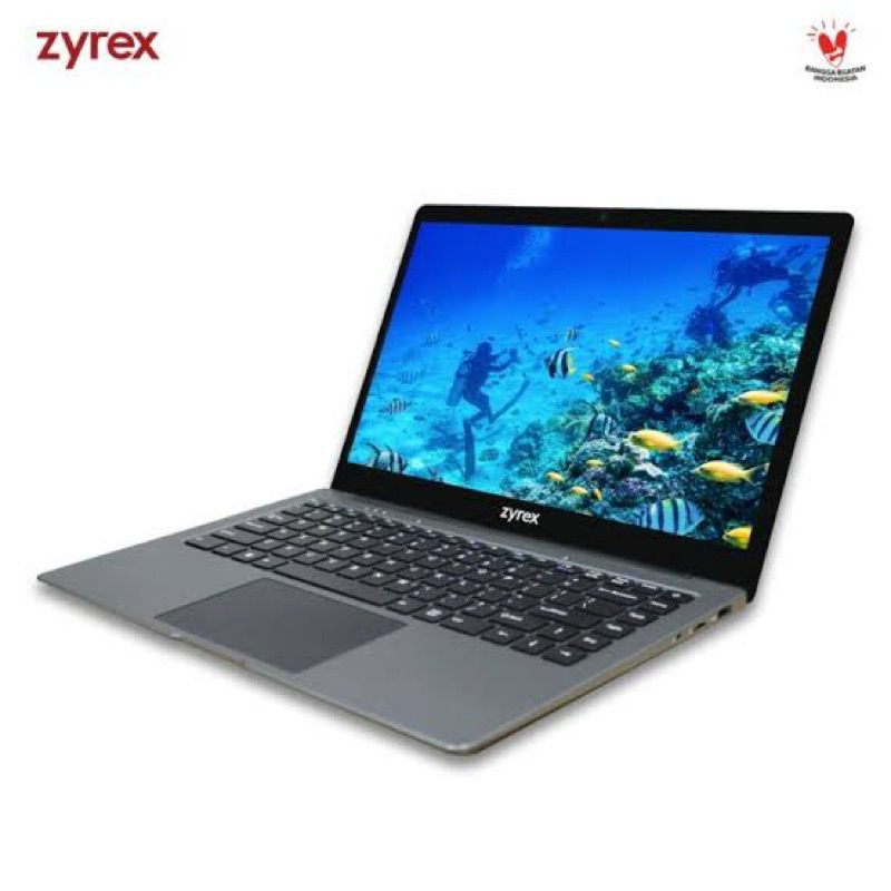 Laptop Zyrex Bunaken Intel Celeron N4020 1.10Ghz 256GB SSD + 64GB EMMC Grey