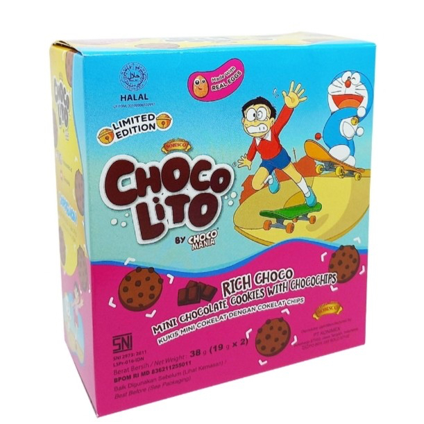 

Chocolito mini cookies chocochips rich choco 38 gram