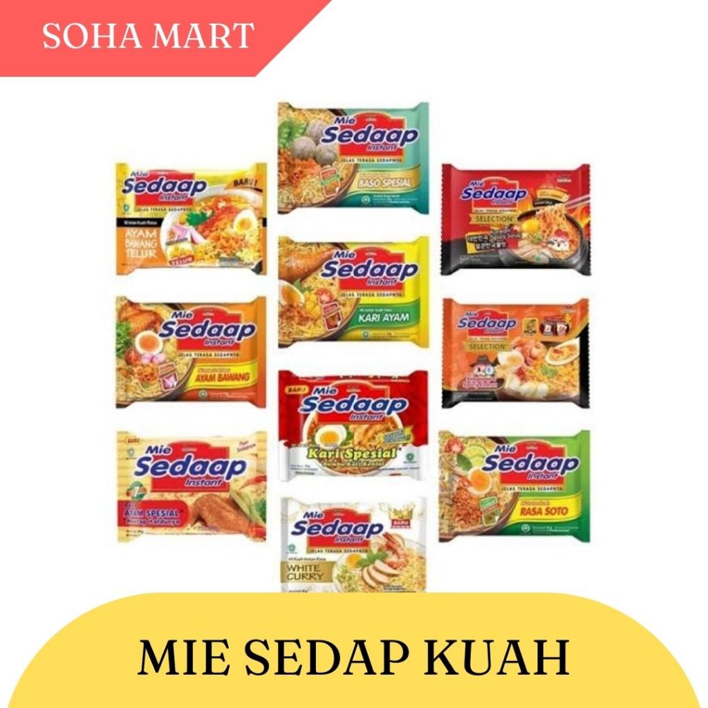 

Soha Mart Mie Sedaap Kuah All Varian