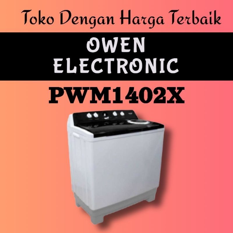 POLYTRON MESIN CUCI 14 Kg 2 TABUNG SEMI AUTO WASHER PWM1402X