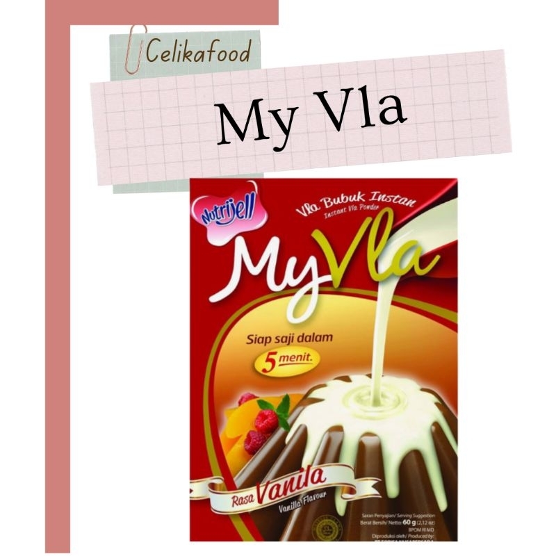 

My Vla 60gr Myvla Bubuk Instan Fla Sauce Desserts Agar Ager