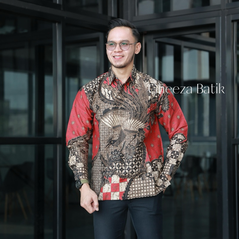 BATARA MERAH kemeja batik pria katun prima premium | GHEEZA BATIK