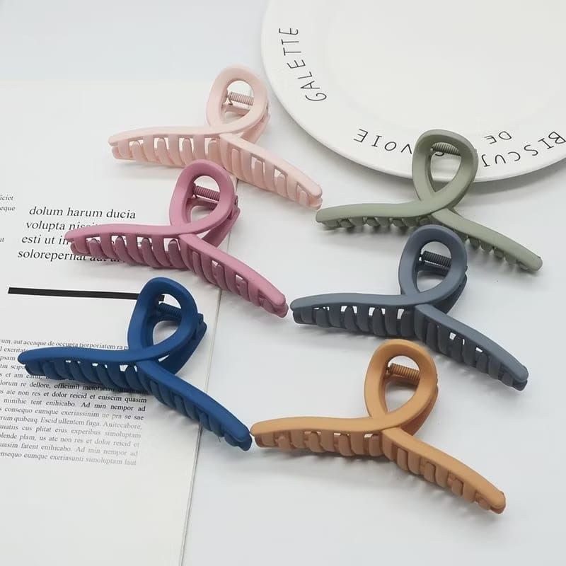 Jepit Rambut Salon Silang Wanita Korea Trendy Fashion