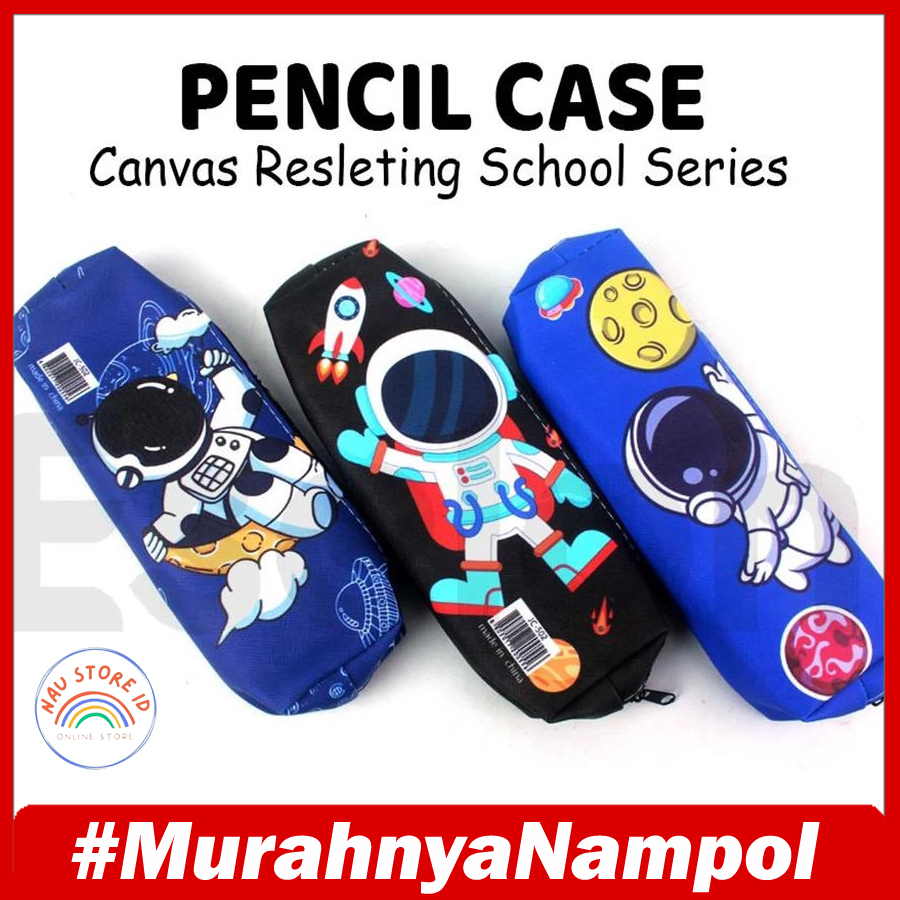 

Tempat Pensil Resleting boy seri astronot / Kotak Pensil CANVAS Karakter / Kotak Pensil Karakter - NAU STORE ID