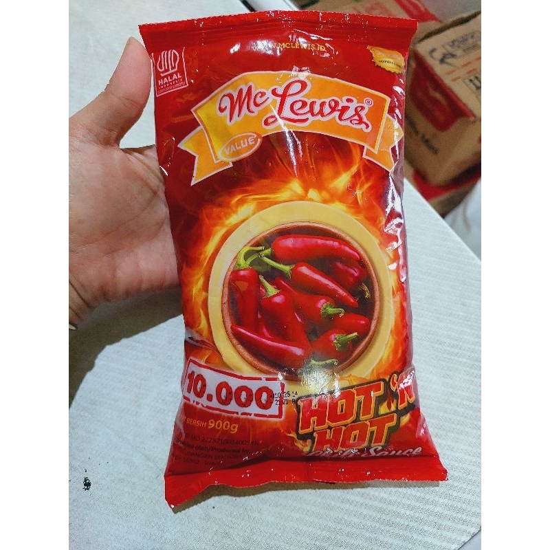 

saus mclewis hot n hot 900g