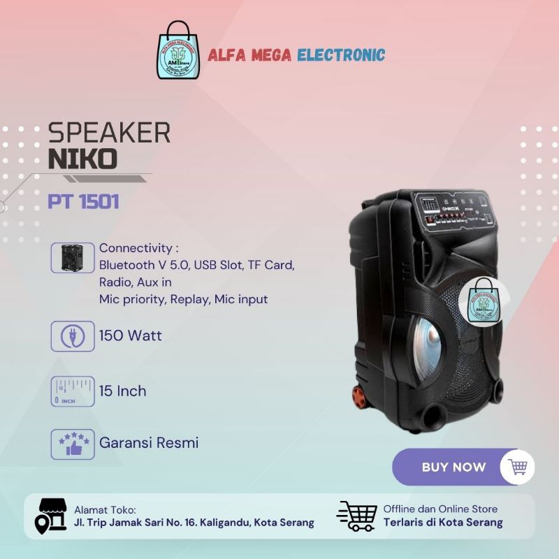 Speaker Niko PT 1501