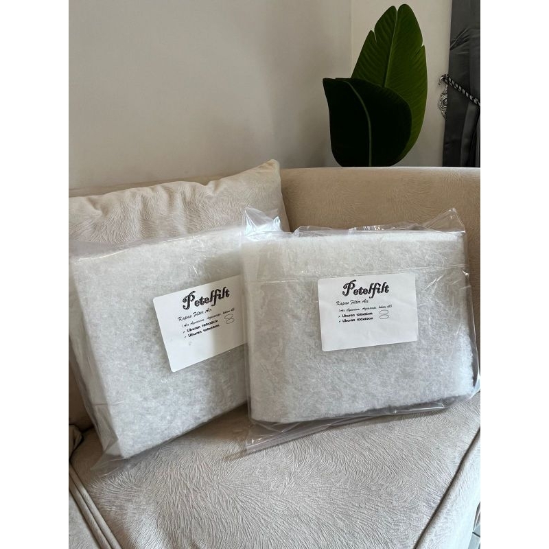 (Petelfilt) Kapas Filter Aquarium 100x25cm/Kapas Filter Aquarium 100x30cm/Kapas Filter Air/Kapas Fil