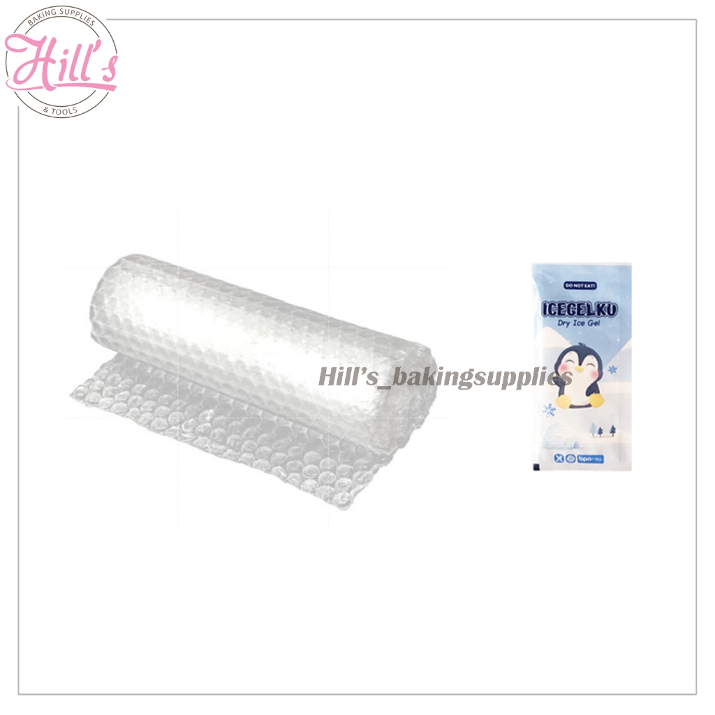 

EXTRA PACKAGING BUBBLE WRAP & ICE GEL / PACK BUBLE TAMBAHAN ICEGEL THERMOFREEZE