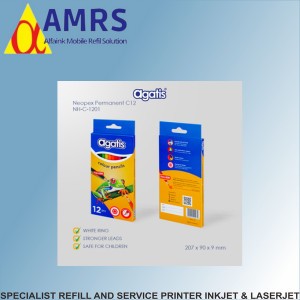 

Agatis - Pensil Warna Permanent Neopex Eco Hexagonal - 12 Warna Panjang