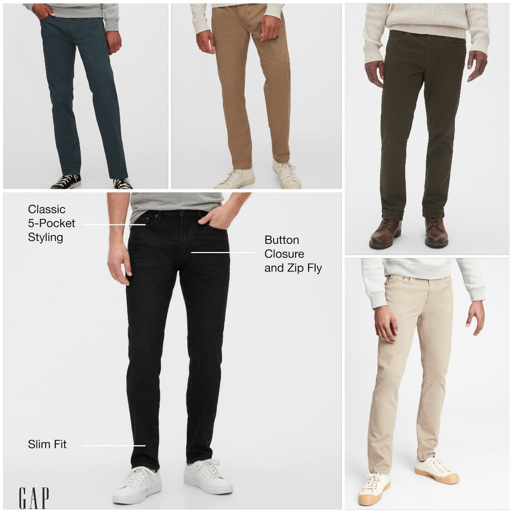Celana GAP Soft Wear Slim Jeans