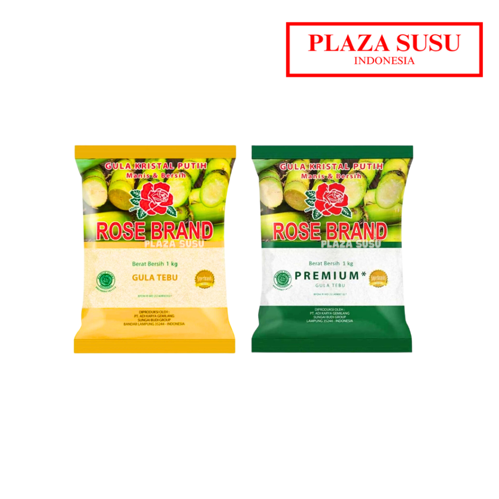 

ROSE BRAND GULA PASIR 1 KG GULA TEBU SUGAR PREMIUM KUNING HIJAU