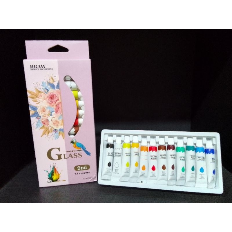 

(1 PCS) CAT KACA GLASS 12WARNA