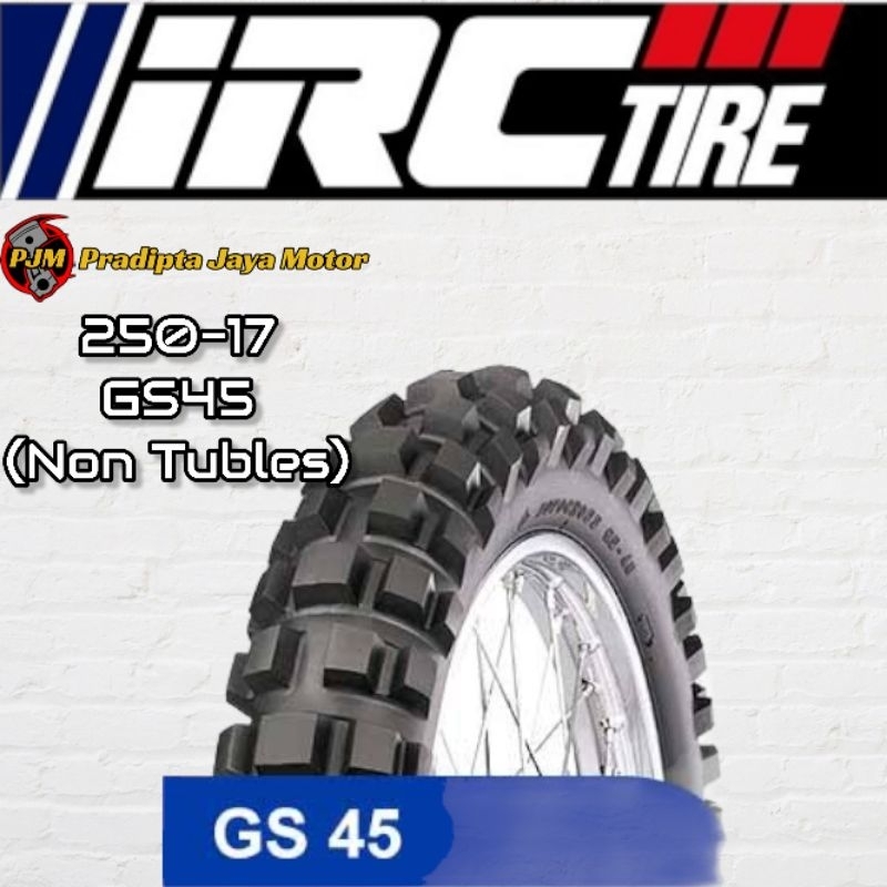 Ban Luar IRC GS45 250-17 250 Ring 17 TRAIL CROS - Non Tubles