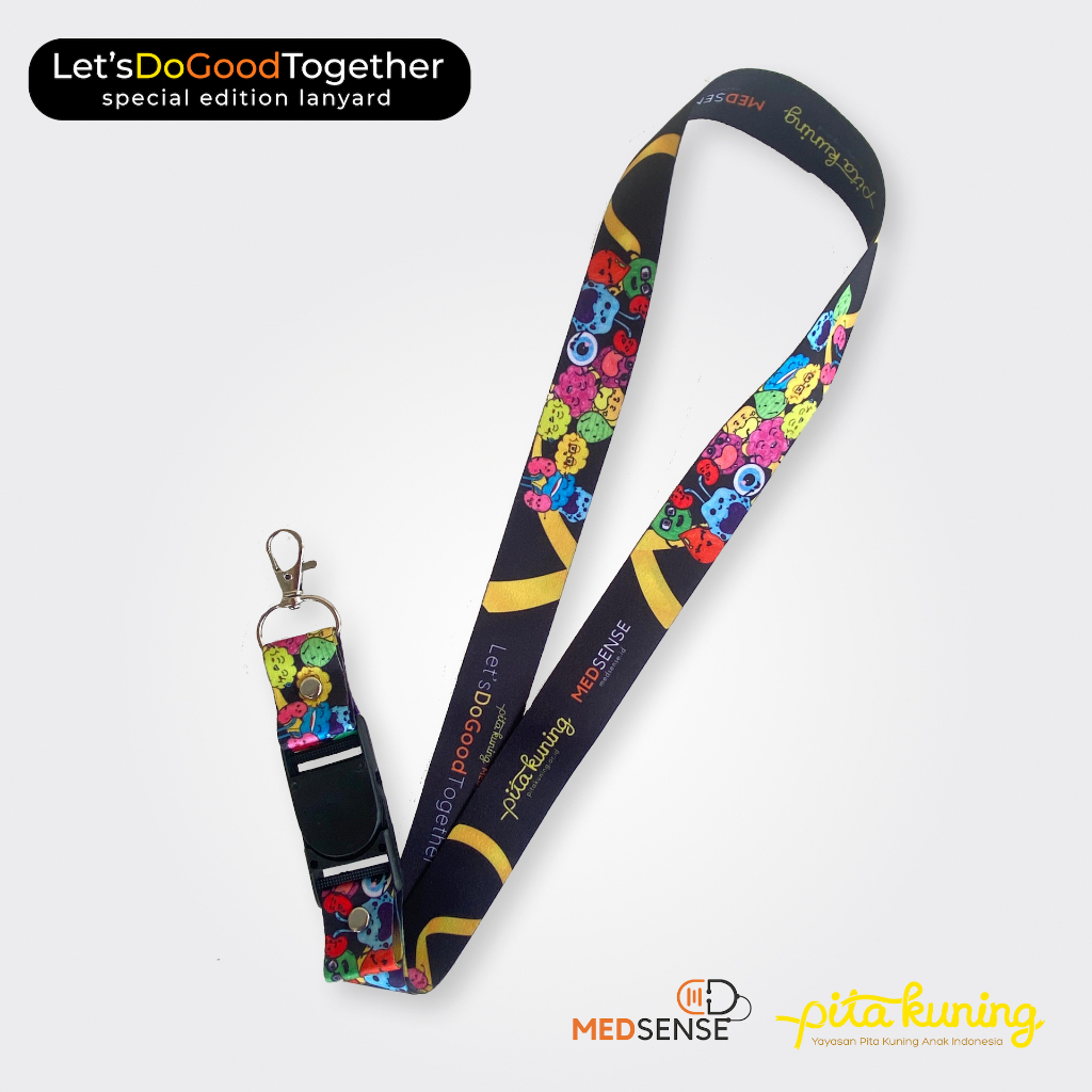 

Lanyard ID Card Tali Medsense x Pita Kuning - Original Product Special Edition
