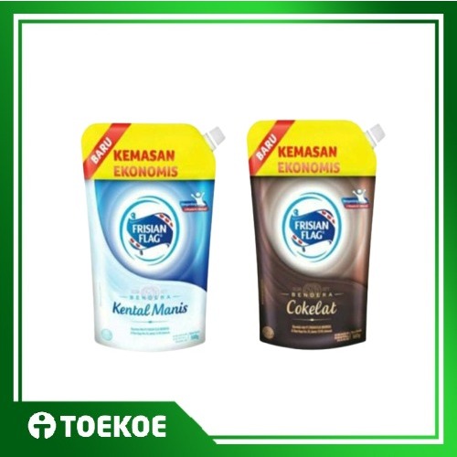 

TOEKOE Susu Kental Manis Frisian Flag Putih Kemasan Pouch 545gr