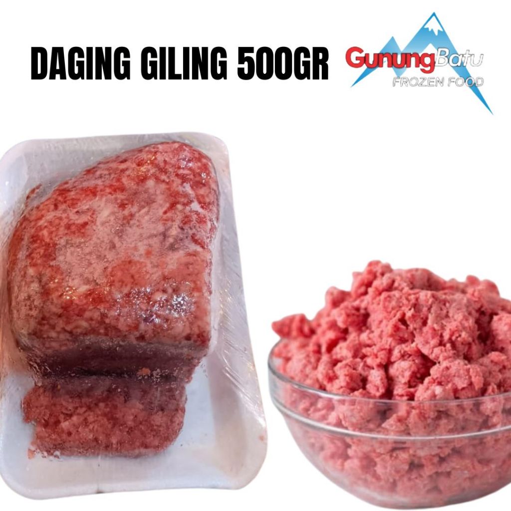 

DAGING SAPI GILING 500GR (BISA UNTUK CAMPURAN BAKSO,SOSIS DAN RAWFOOD) PROMO!!!!