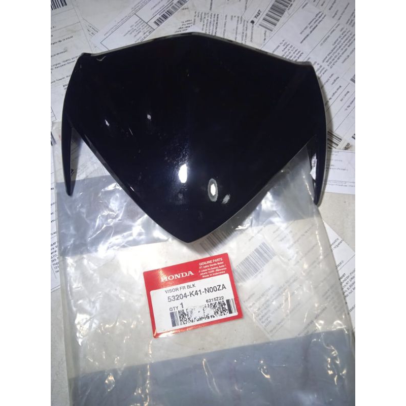Visor supra x125 fi K41 original baru