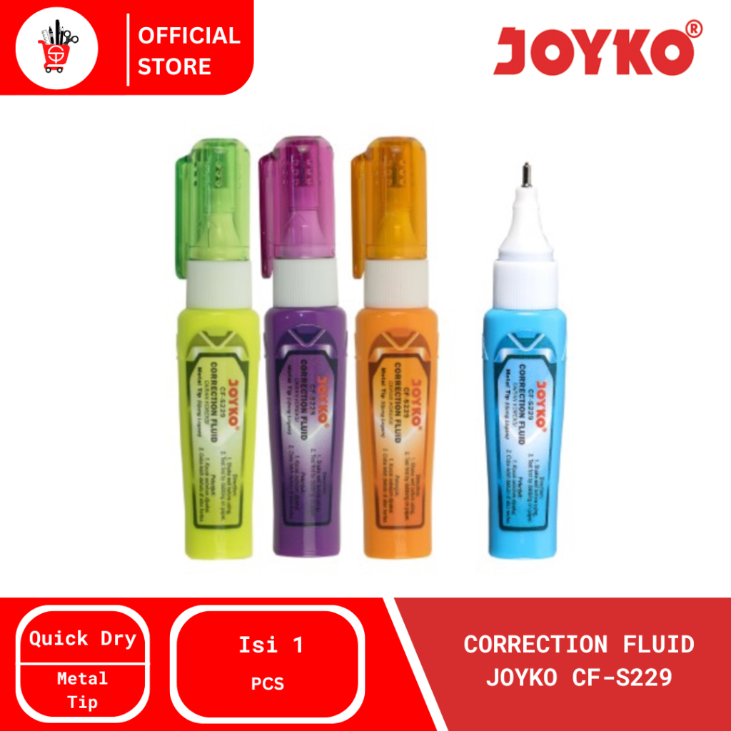 

Stipo | Tip-Ex | Correction Cair Joyko CF-S229 (1 PCS)
