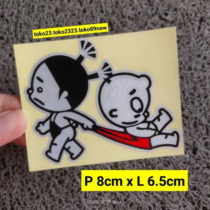 stiker motor lucu stiker anak kecil