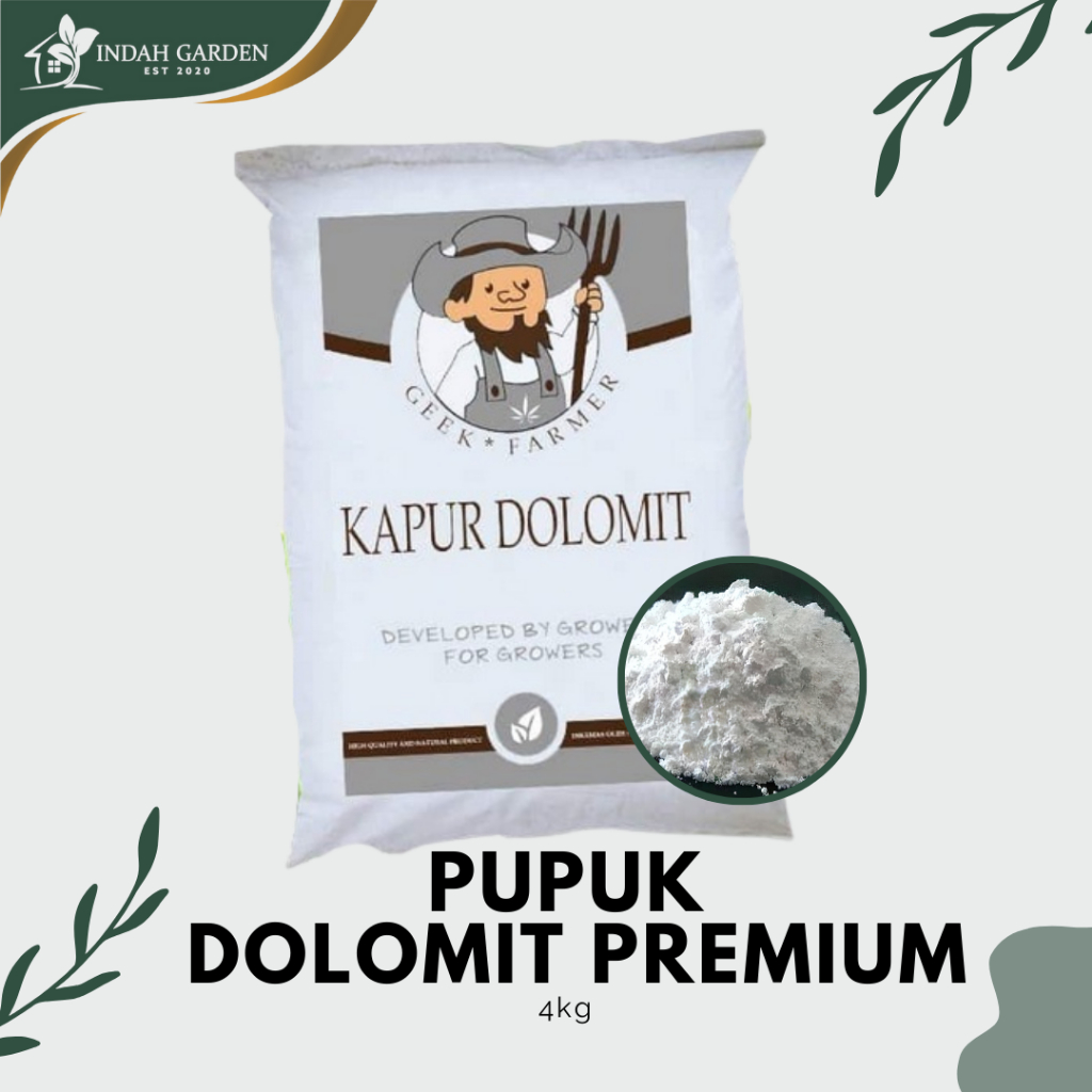 Pupuk Kapur Pertanian Dolomit Premium (Geek Farmer)