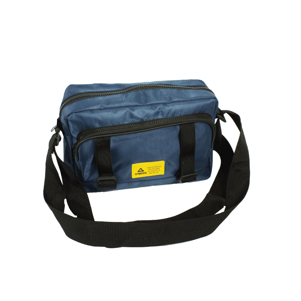 Tas Selempang pria - multifungsi - GressPack - bahan longchamp - biru