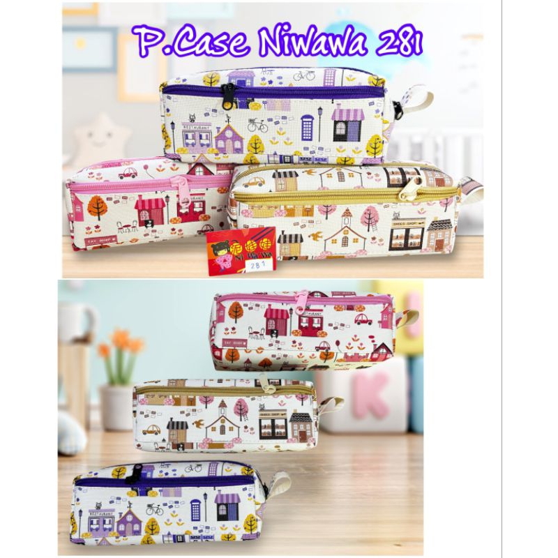 

P. Case Niwawa 281 Motif Rumah/Kotak Pensil Lucu Motif Baru/Murah