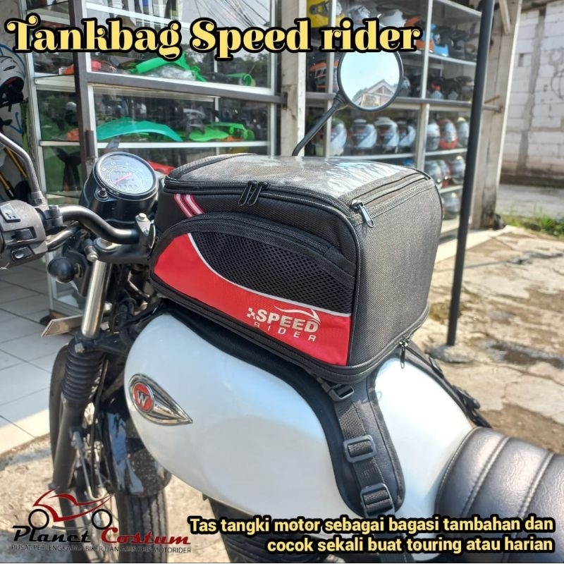 PCTL9 TAS TANGKI UNIVERSAL SPEED RIDER tailbabag tankbag CB150X Byson CB150R GSX bagasi helm bogo ta