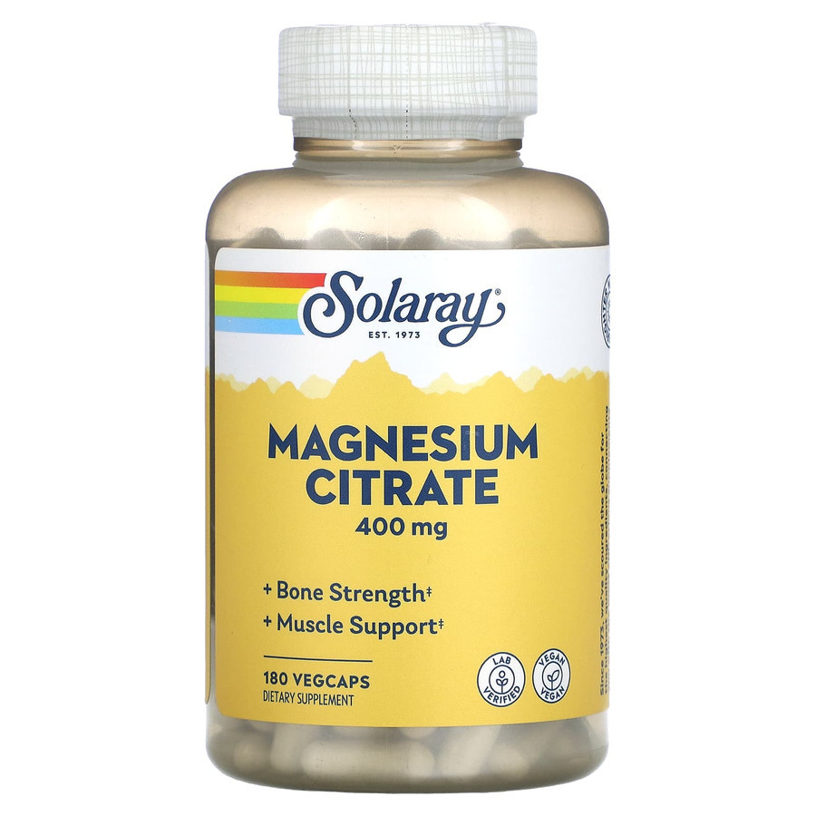 Solaray Magnesium Citrate 400mg