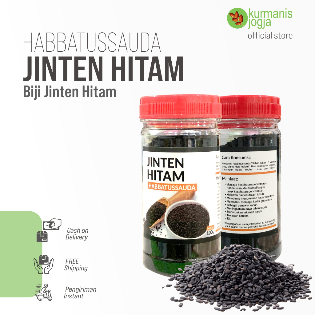 

habbatusauda biji alam Jinten Hitam 100gram