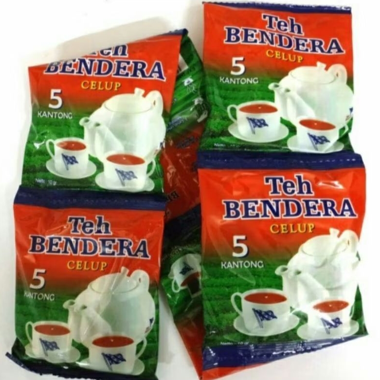 

TEH BENDERA CELUP 1RENCENG 6 SACHET ISI 5 KANTONG