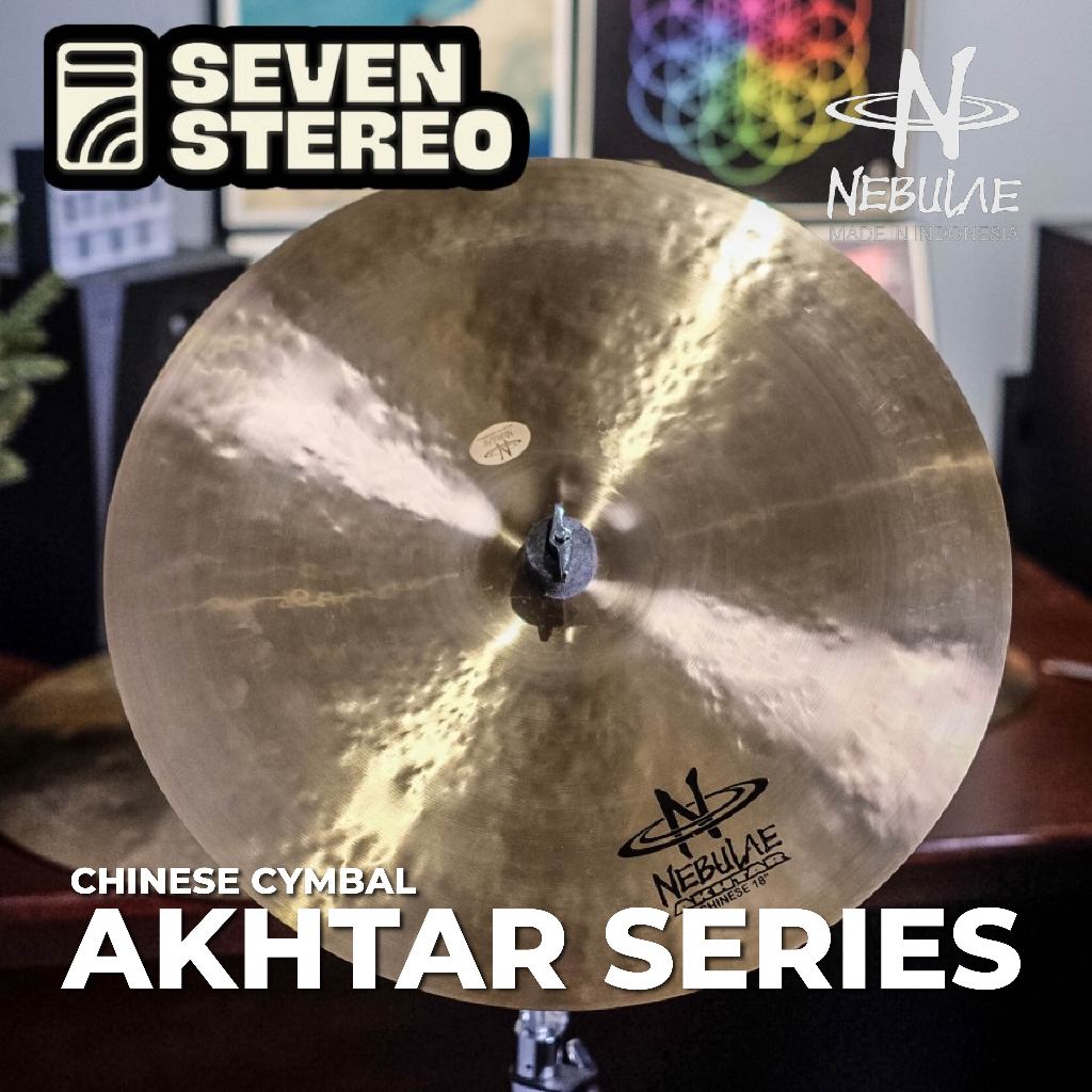 Nebulae AKHTAR Chinese Cymbal 18" - Drum Cymbal