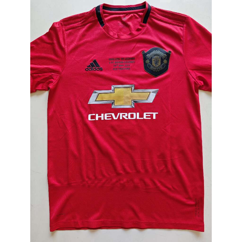 Jersey Manchester United Home 2019 David Beckham 20 Years Treble Reunion