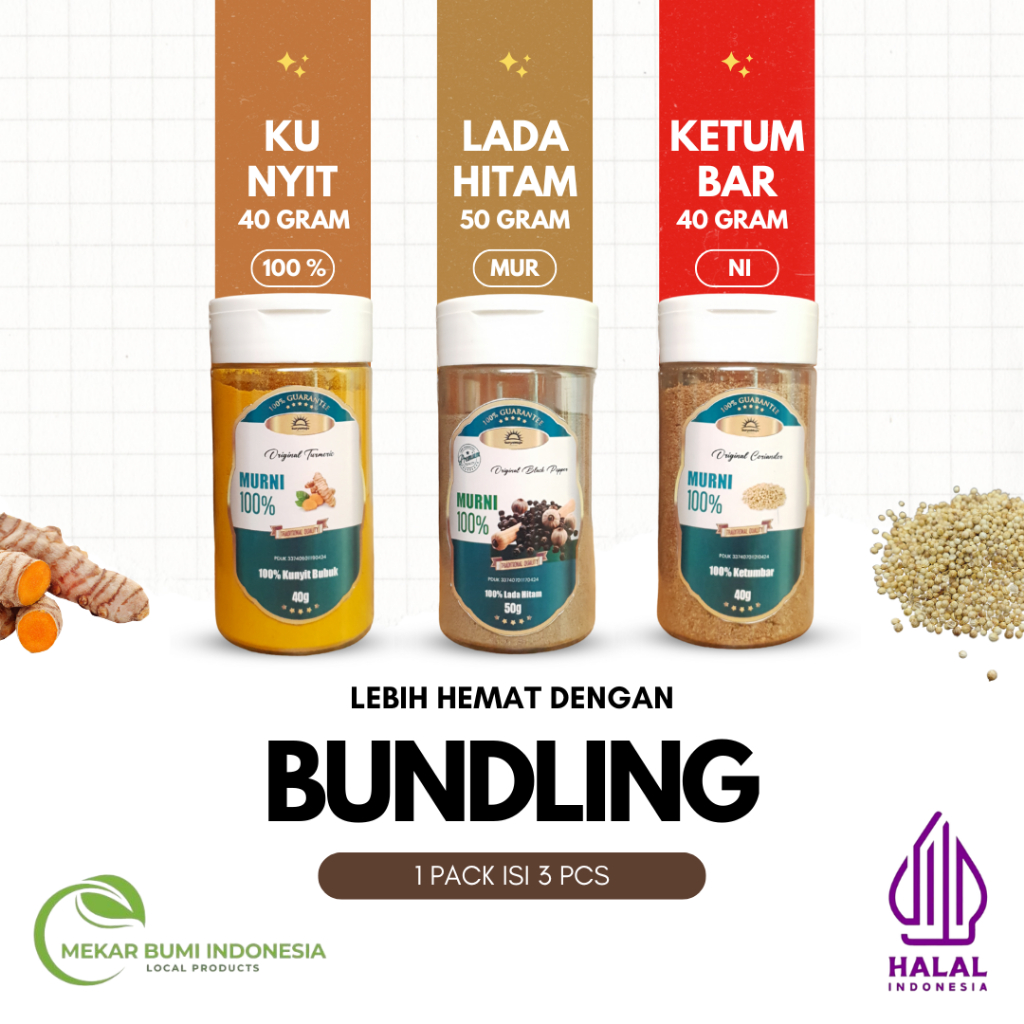 

KUNYIT | LADA HITAM | KETUMBAR