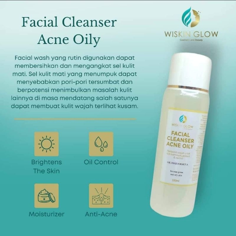 Facial Wash Acne WiSkin Glow