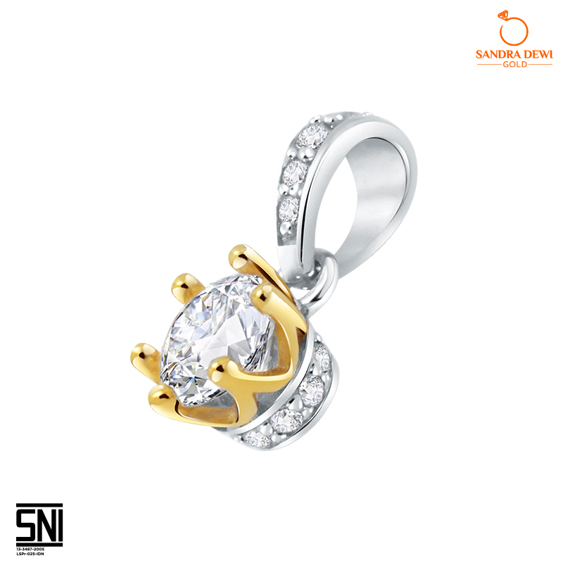 Liontin Sandra Dewi Gold Princess Crown Collection 3LSZ39