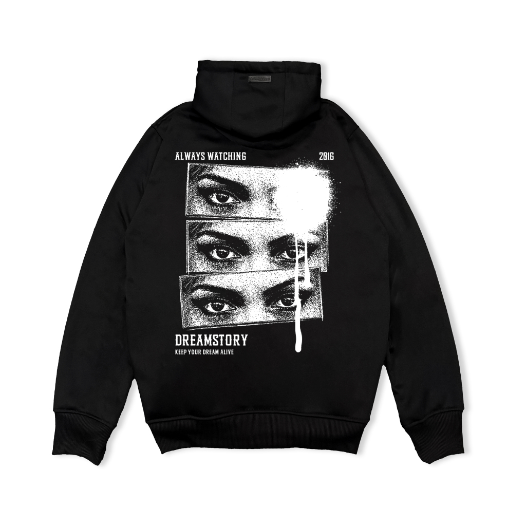 DREAM STORY - Hoodie Eyes Cotton Fleece 330gsm