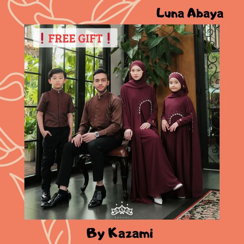 [READY STOK] ‼️FREE GIFT ‼️ Abaya Luna by Kazami / Luna Abaya by Kazami / Abaya Kazami / Luna by Kaz