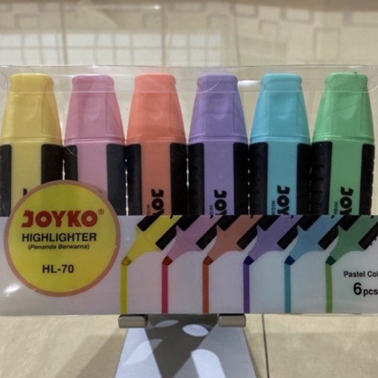 

Wah Hhlhter Pastel Color Set isi 6 HL7 Joyko