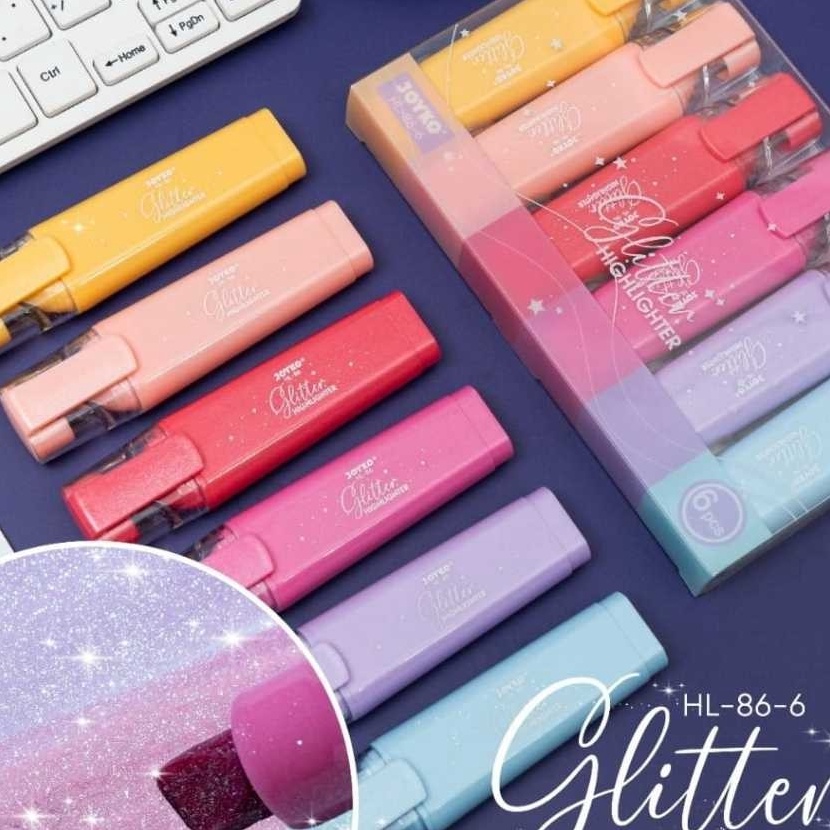 

Terkini joyko hhlhter glitter set 6 HL866