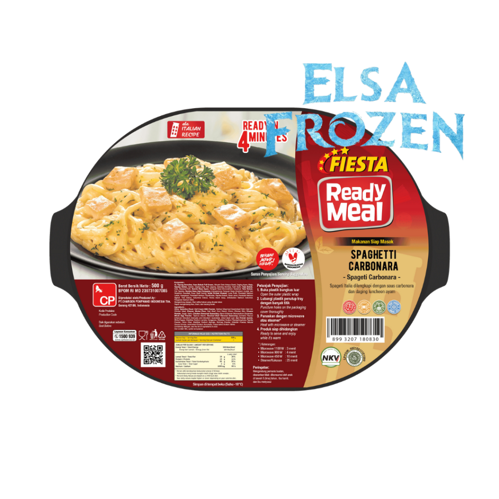 

FIESTA READY MEAL SPAGHETTI CARBONARA 300GR PASTA SPAGHETTI