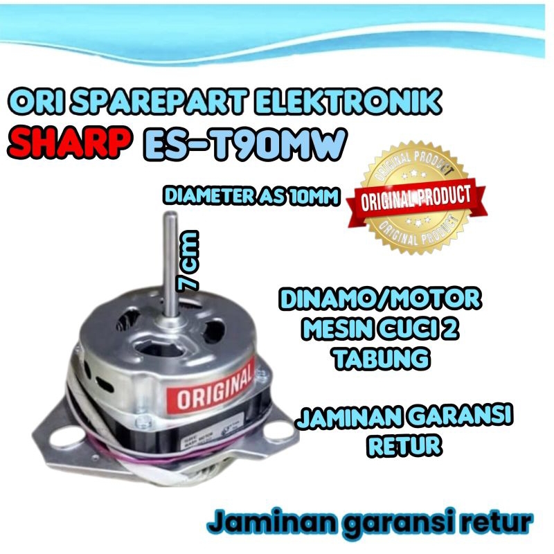 dinamo/motor pencuci /wash mesin cuci sharp es-t 90 mw /es-t 90mw